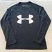 Under Armour Shirts & Tops | Bnwt Under Armour Big Logo Base Layer Long Sleeve Heat Gear Tee Y:S | Color: Black/White | Size: Sb