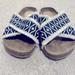 Anthropologie Shoes | Anthropologie Sandals | Color: Blue/White | Size: 7