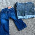 Levi's Bottoms | Levi’s Jeans And Jacket. Jeans 12 Months And Jacket 18 Months. | Color: Blue | Size: 12-18mb