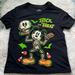 Disney Shirts & Tops | Disney Boys Xs (4/5) Mickey Halloween Shirt | Color: Black/Green | Size: Xsb