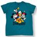 Disney Shirts | Disney Disneyland T Shirt Teal Mickey Minnie Mouse Donald Duck Men’s X-Large | Color: Green | Size: Xl