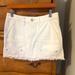 Free People Skirts | Free People Denim Cargo Skirt | Color: White | Size: 26