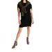Madewell Dresses | Madewell Black Crew Neck Button Back Easy Casual Dress Size M | Color: Black | Size: M