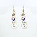 Disney Jewelry | Earrings Olaf Snowman W Babies Frozen Disney Kawaii Winter Holiday Christmas | Color: Gold/White | Size: Os