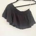 Free People Tops | Free People Boho Style Ruffled Cropped One Should Top Womens Size Small | Color: Black | Size: S