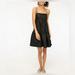 J. Crew Dresses | Jacquard Strappy Tiered Mini Dress | Color: Black | Size: 8