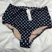 J. Crew Swim | Jcrew Nwt High Waisted Swim Bottom Size Small | Color: Blue/White | Size: S