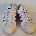 Adidas Shoes | Adidas-Star Wars Superstar El I Dark Side Light Side Sneakers Size 6.5 Kids | Color: Blue/White | Size: 6.5bb