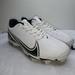 Nike Shoes | Nike Vapor Edge Shark Mens Football Cleats White Style Size 10.5 | Color: Black/White | Size: 10.5