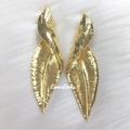 Zara Jewelry | 3for$38 New 2023 Zara Twisted Golden Statement Earrings | Color: Gold | Size: Os