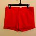 Anthropologie Shorts | Anthropologie Thml Tomato Red Cuffed Shorts Size Medium | Color: Orange/Red | Size: M