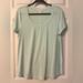 Athleta Tops | Athleta Scoop Neck Shirt | Color: Green | Size: M