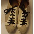 Coach Shoes | Coach Casual Shoes Tan Leather Size8 | Color: Cream/Tan | Size: 8