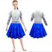 Disney Costumes | Girl Zombie Alien Dress Nwt | Color: Blue/Silver | Size: Osg