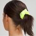 Lululemon Athletica Accessories | Lululemon Uplifting Scrunchie Nwt Highlighter Yellow Hiye Fluorescent | Color: Yellow | Size: Os