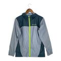 Columbia Jackets & Coats | Columbia Jacket Kids Large Gray Zip Up Hooded Lightweight Windbreaker Coat | Color: Blue/Gray | Size: Lb