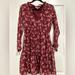 American Eagle Outfitters Dresses | Floral Dress | Color: Red/White | Size: M