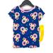 Disney Pajamas | Disney Junior Minnie Mouse Donut Graphic Crewneck Short Sleeve Pajama Tee 4t | Color: Blue/Pink | Size: 4tg