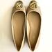 Michael Kors Shoes | New Michael Kors Logo Gold Flats Size 6 | Color: Gold | Size: 6