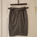 Anthropologie Skirts | Anthropologie Maeve Pencil Skirt Size 6 Grey Double Buckle Belt Career Boho | Color: Gray | Size: 6