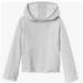 Athleta Tops | Athleta Gray French Terry Pique Pullover Sweatshirt Size Xxs | Color: Gray | Size: Xxs