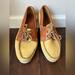 Dooney & Bourke Shoes | Dooney And Bourke Leather Boat Shoes | Color: Brown/Yellow | Size: 7