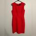 J. Crew Dresses | J Crew Dress In Lovely Orange Red Color Size 8 Approx Knee Length | Color: Orange/Red | Size: 8