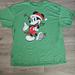 Disney Shirts | Disney Mickey Mouse Santa Christmas Lights Green Christmas Shirt Size Xxl | Color: Green/Red | Size: Xxl