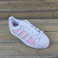 Adidas Shoes | Adidas Women's Superstar Originals Cloud White/Clear Iridescent Pink | Color: Pink/White | Size: 6
