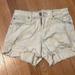 American Eagle Outfitters Shorts | American Eagle Hi Rise Shortie Short White Tye Dye | Color: White | Size: 2