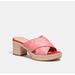 Coach Shoes | Coach Pink Sloan Espadrille Barbiecore Cute Balletcore 10 | Color: Pink | Size: 10