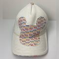 Disney Accessories | Disney Mickey Mouse White Baseball Cap Adjustable Hat One Size | Color: Red/White | Size: Os