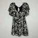 Free People Dresses | Free People Black And White Mini Dress Size Xs | Color: Black/White | Size: Xs