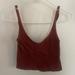 Free People Tops | Intimately Free People Ribbed Crop Tank | Color: Orange/Red | Size: L