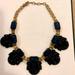 J. Crew Jewelry | Jcrew Women’s Dark Blue And Gold Statement Necklace | Color: Blue/Gold | Size: Os