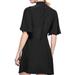 Free People Dresses | Free People Womens My Baby Runched Mini Dress Size 6 | Color: Black | Size: 6