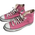 Converse Shoes | Converse All Stars Chuck Taylor Size 8 All Pink And White Unisex High Top Shoes | Color: Pink | Size: 8