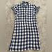 J. Crew Dresses | J Crew Navy Plaid Dress | Color: Blue/Cream | Size: Xs