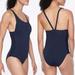 Athleta Swim | Athleta Adriata One Piece Swimsuit Blue Nwot | Color: Blue | Size: M