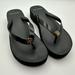 Tory Burch Shoes | Authentic Tory Burch Women Flip Flops Size 8 | Color: Black | Size: 8