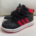 Adidas Shoes | Boys' Adidas Little Kid & Big Kid Post Move Mid Sneakers Size 12 | Color: Black/Red | Size: 12b