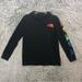 Adidas Shirts & Tops | Adidas Youth Large Womens Small Long Sleeve Spellout Black Tshirt Hoodie | Color: Black | Size: Lb