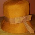 Nine West Accessories | Fair Field Felts Hat 100% Wool | Color: Orange | Size: Os