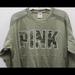 Pink Victoria's Secret Tops | Euc Pink Victoria's Secret Women's Olive/White Camouflage Pink Mesh Top Shirt M | Color: Green | Size: M