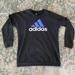 Adidas Tops | Adidas Crewneck Sweatshirt | Color: Black/Blue | Size: L