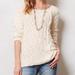 Anthropologie Sweaters | Anthro | Yellow Bird Cream Cable Knit Sweater | Color: Cream | Size: M