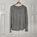 Athleta Tops | Athleta Luxe Cut Out Pose Top Athletic Heather Grey Tunic Sweater Thumb Hole | Color: Gray | Size: M