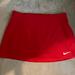 Nike Skirts | Brand New! Red Nike Skort. Size M. | Color: Red | Size: M