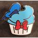 Disney Jewelry | Disney Trading Pin Donald Duck Character Cupcake Mini-Pin Icing Blue Hat 2011 | Color: Blue/Orange/Red | Size: Os