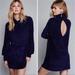 Free People Dresses | Free People Violet New Moon Chenille Long Sleeve Sweater Dress | Color: Purple | Size: See Measurements